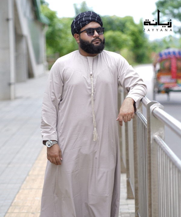 Omani Thobe - Biscuit - Image 3