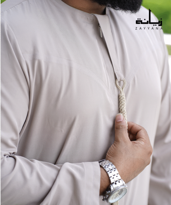 Omani Thobe - Biscuit - Image 4