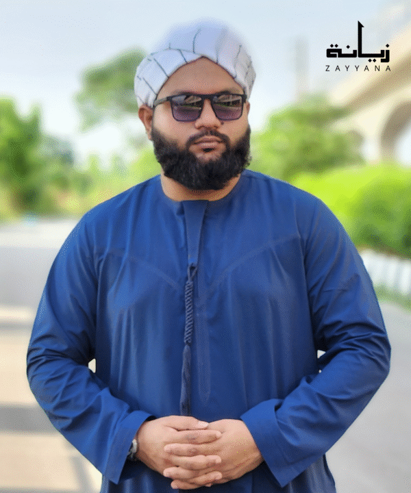 Omani Thobe - Navy Blue