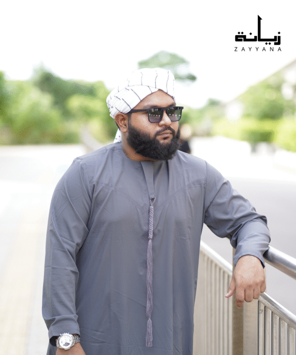 Omani Thobe - Deep Ash - Image 2