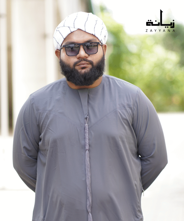 Omani Thobe - Deep Ash